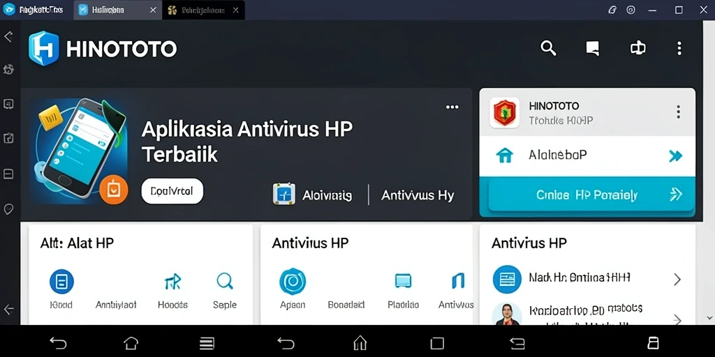 Tampilan antarmuka HINOTOTO yang sederhana dan fungsional.