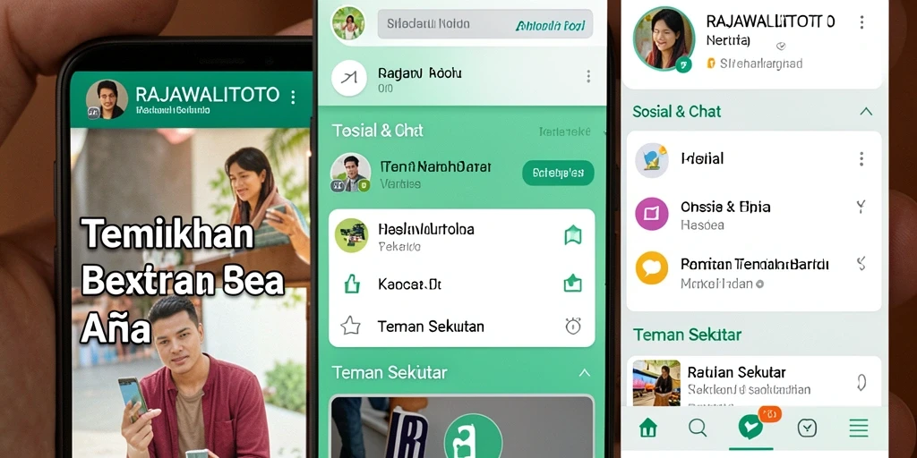Antarmuka RAJAWALITOTO yang sederhana dan menarik untuk Teman Sekitar.